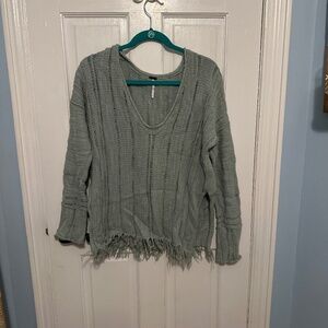 Free People Fringe Sweater